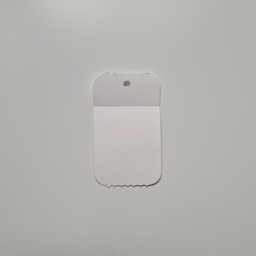 Klika - Etiquette suspendue en rouleau 30x50mm vierge perf1000 10 pièces