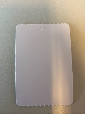 Klika -  Hangetiket op rol 40x60 mm bl.geen perf 11 stuks
