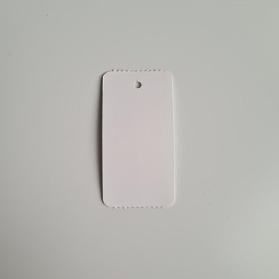 Klika - Etiqueta colgante en rollo 30x58 mm estrecha blanca 2000 8 piezas