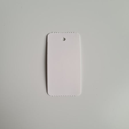 Klika -  Hangetiket op rol 30x58 mm smal wit 2000 8 stuks