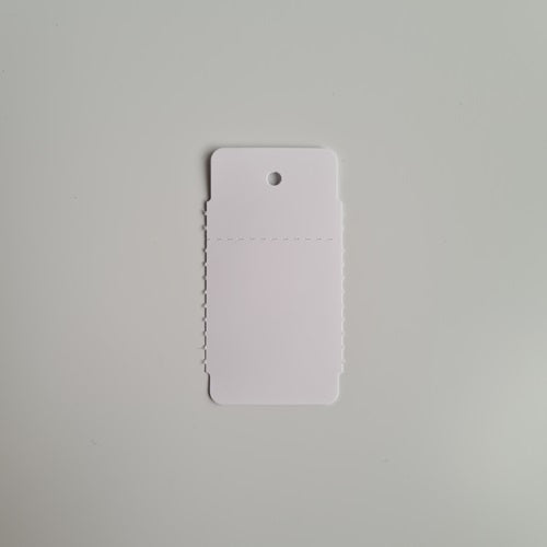 Klika - Étiquette à suspendre en rouleau 58x30 mm perf. blanc 2000