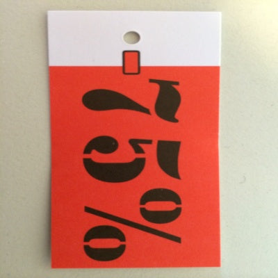 Klika - Hanging label 35x70 mm -75% cut 250pcs 20 pieces
