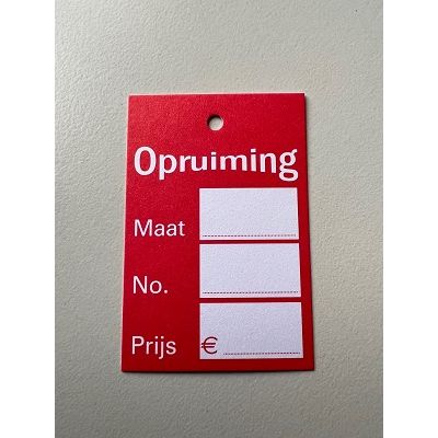 Klika - Étiquette à suspendre 40x60 mm DESTOCKAGE 250 pièces