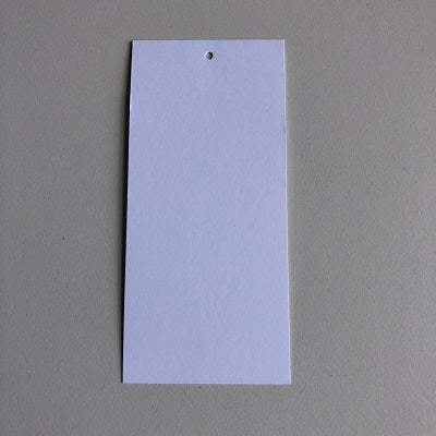 Klika - Etiqueta colgante 55x120 mm blanca sin imprimir