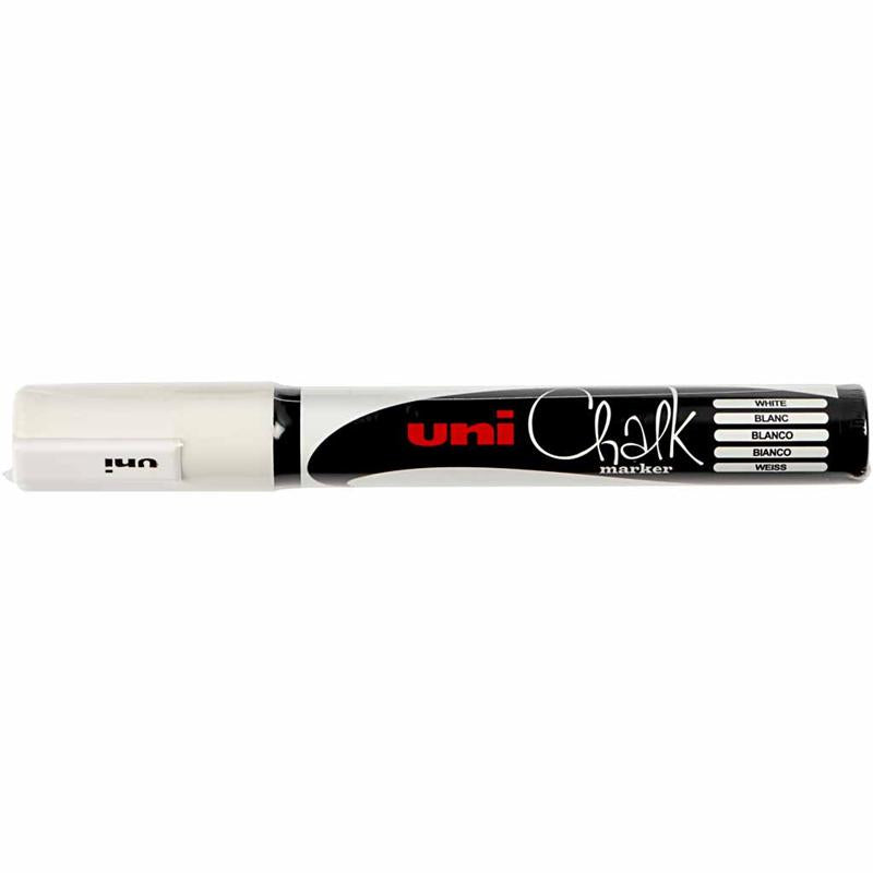 Uni-ball - Chalk marker chalk round 1.8-2.5mm white
