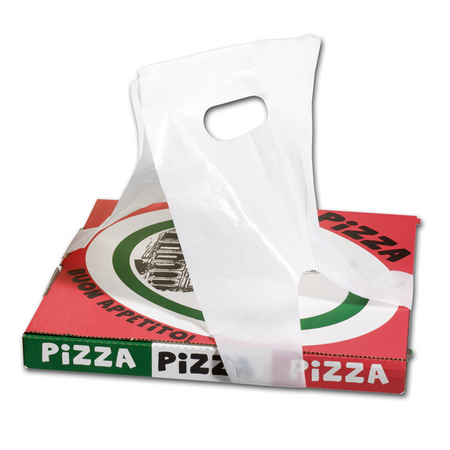 Klika - Borsa | HDPE | 20x110 cm | portapizza/pasticceria | bianco | 1000 pezzi