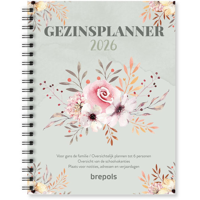 Brepols - agenda familiare, 12 mesi, olandese, 2026
