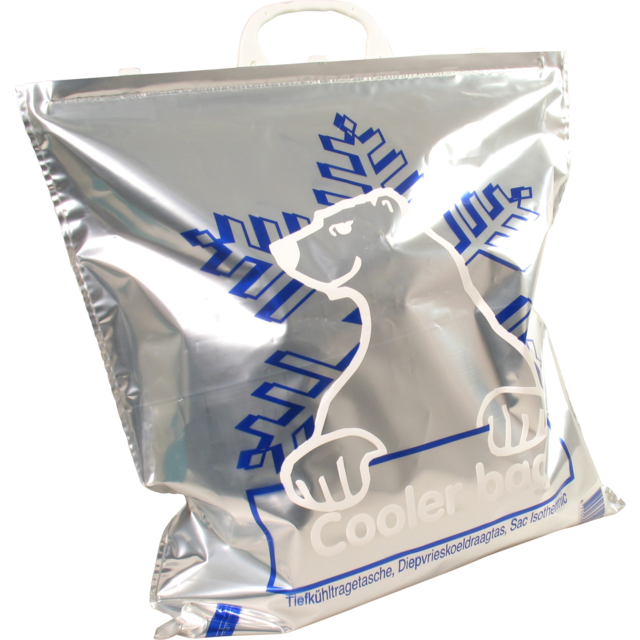 Klika - Bag | LDPE | flat handle | 45x45cm | cooling bag | 100 pieces