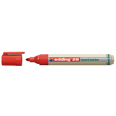 Edding -  Whiteboardmarker  28 EcoLine rond 1.5-3mm rood