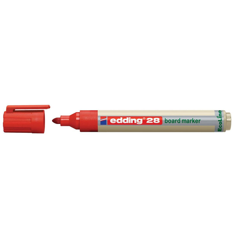 Edding -  Whiteboardmarker  28 EcoLine rond 1.5-3mm rood