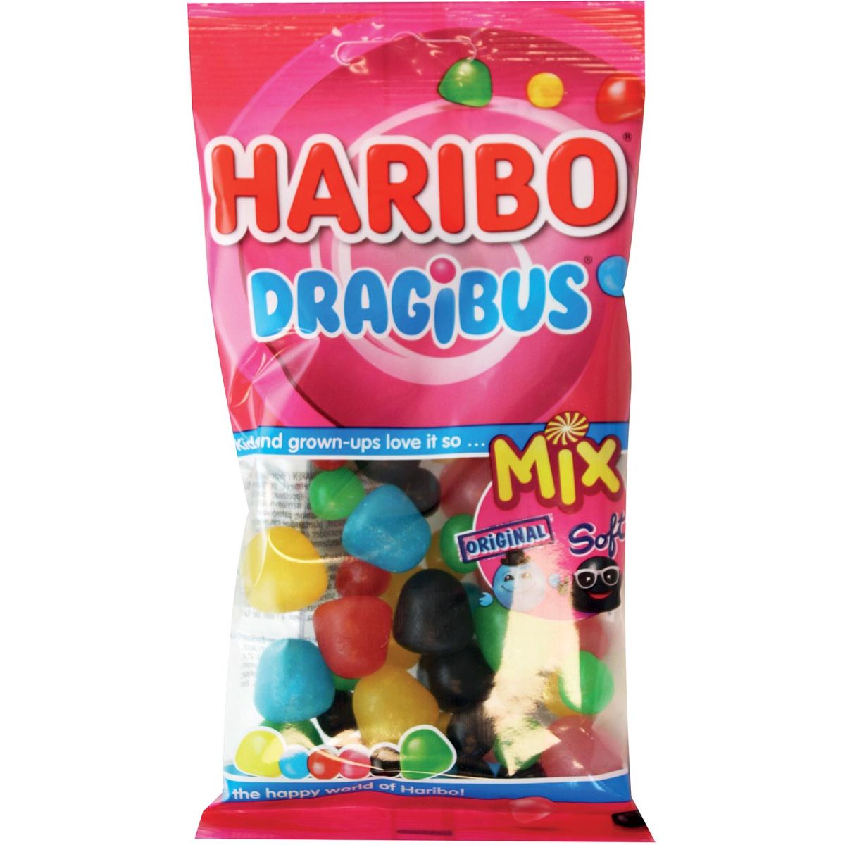 Haribo - candy dragibus Duomix, bag of 130 g