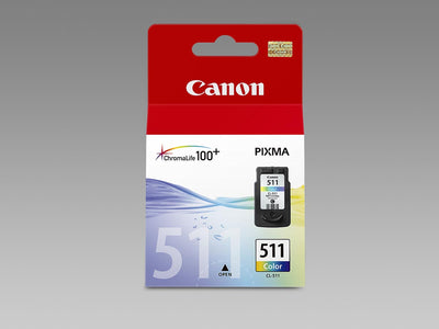 Canon -  inktcartridge CL-511, 245 pagina's, OEM 2972B001, 3 kleuren