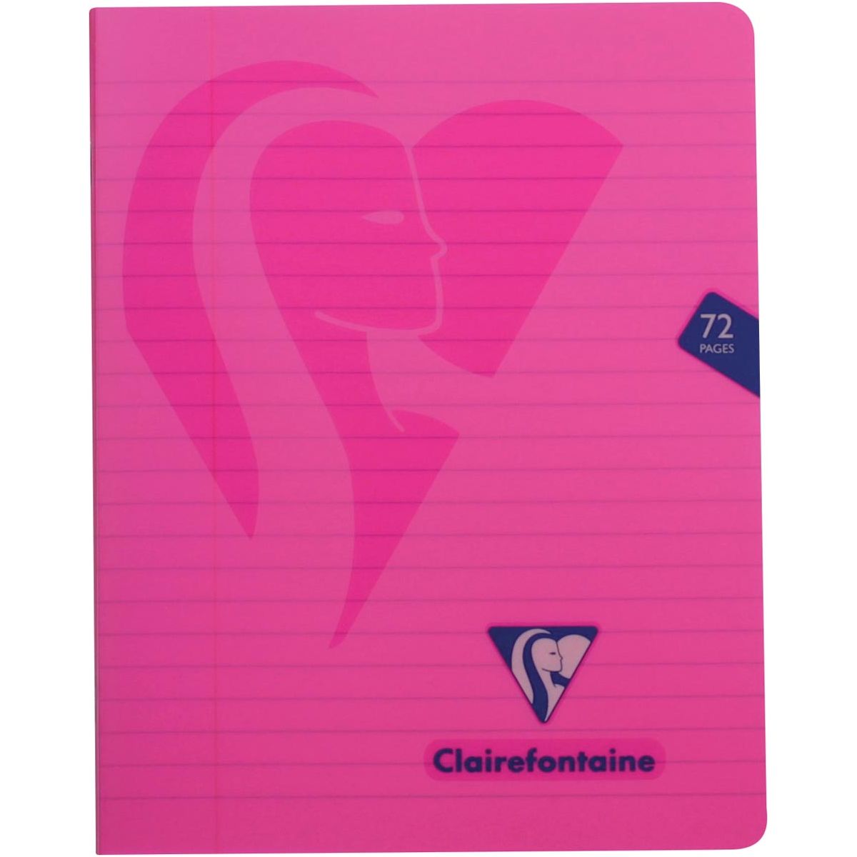 Clairefontaine - Écriture mimesys pour ft a5, 72 pages, couvre-couverte en pp, doublées et couleurs assorties