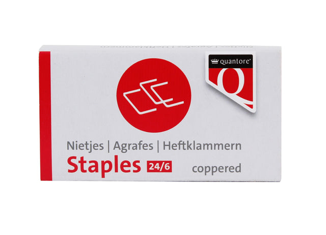 Quantore -  Nieten 24/6 verkoperd | 250 stuks