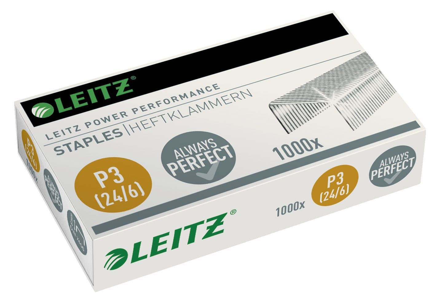 Leitz - Staples 24/6 galvanized 1000 pieces