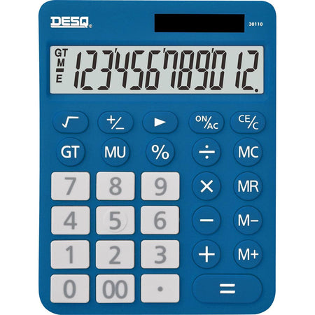 Desq - calculadora de escritorio New Generation XLarge 30110, azul oscuro