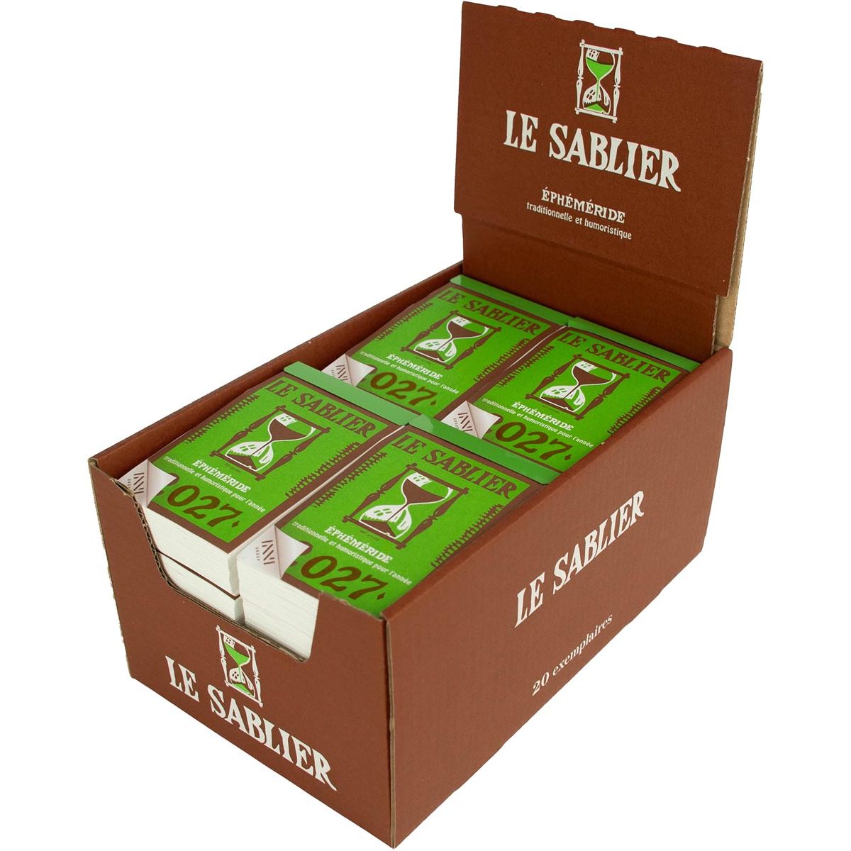 Klika -  Dagblokkalender Le Sablier, display van 20 stuks, 2027
