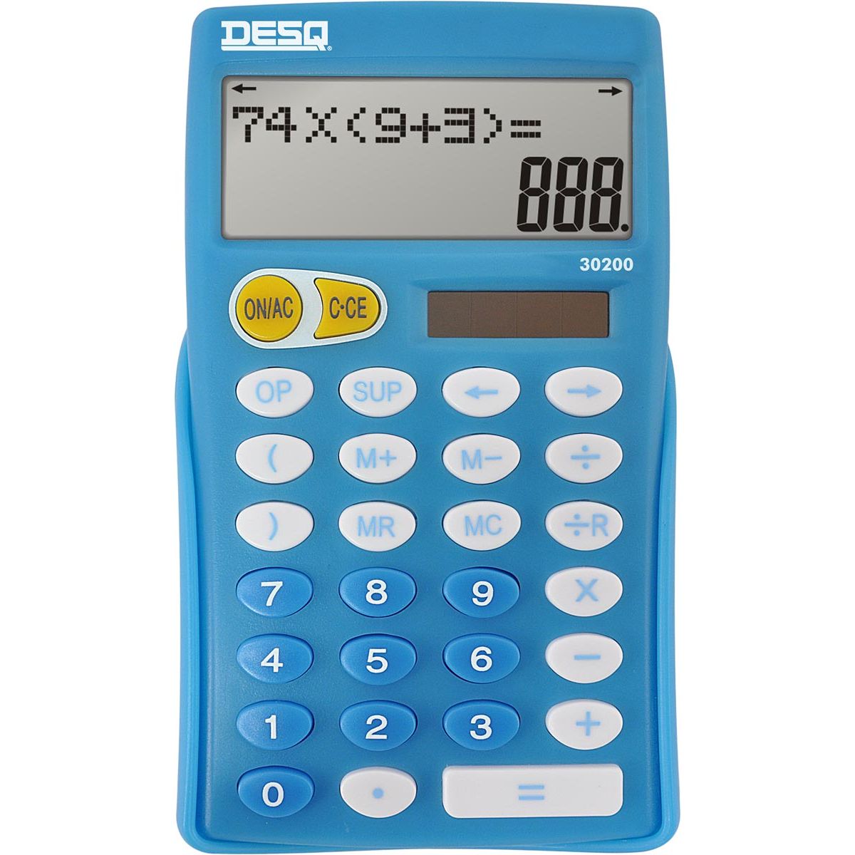 Desq - calculadora de escritorio educación primaria 30200, azul