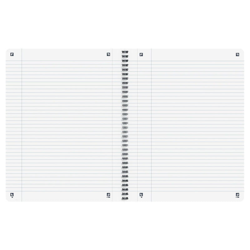 Oxford -  Spiraalblok oxf origin a4+ lijn 140pag 80gr grijs | 5 stuks