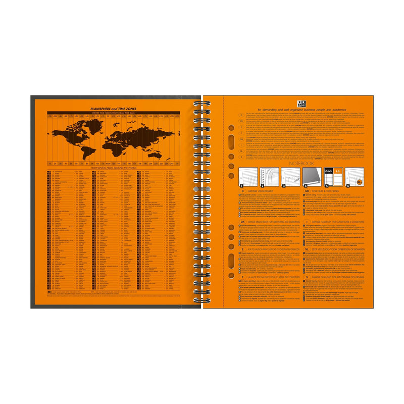 Oxford -  Spiraalblok oxf international notebook a5+ rt 160p | 5 stuks