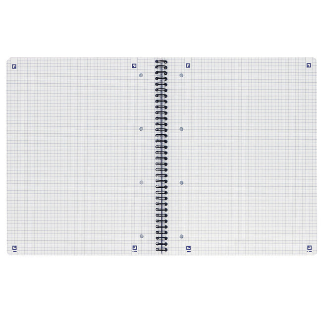 Oxford -  Collegeblk oxf a4+ rt 5mm 4gaats 180pag 80gr zwart