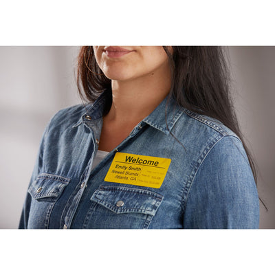 Dymo -  Etiket  labelwriter naamkaart 54x101 geel