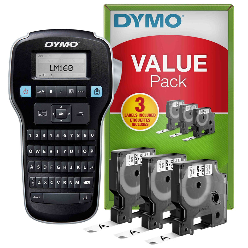 Dymo -  Labelprinter  labelmanager 160 qwerty 12mm pak