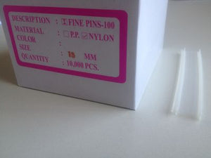 Klika - Epingles textiles 15mm I-pin fine 100/clip Nyl 13 pièces