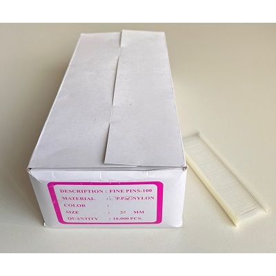 Klika - Textile pins 35mm fine 100/clip Nylon 13 pieces
