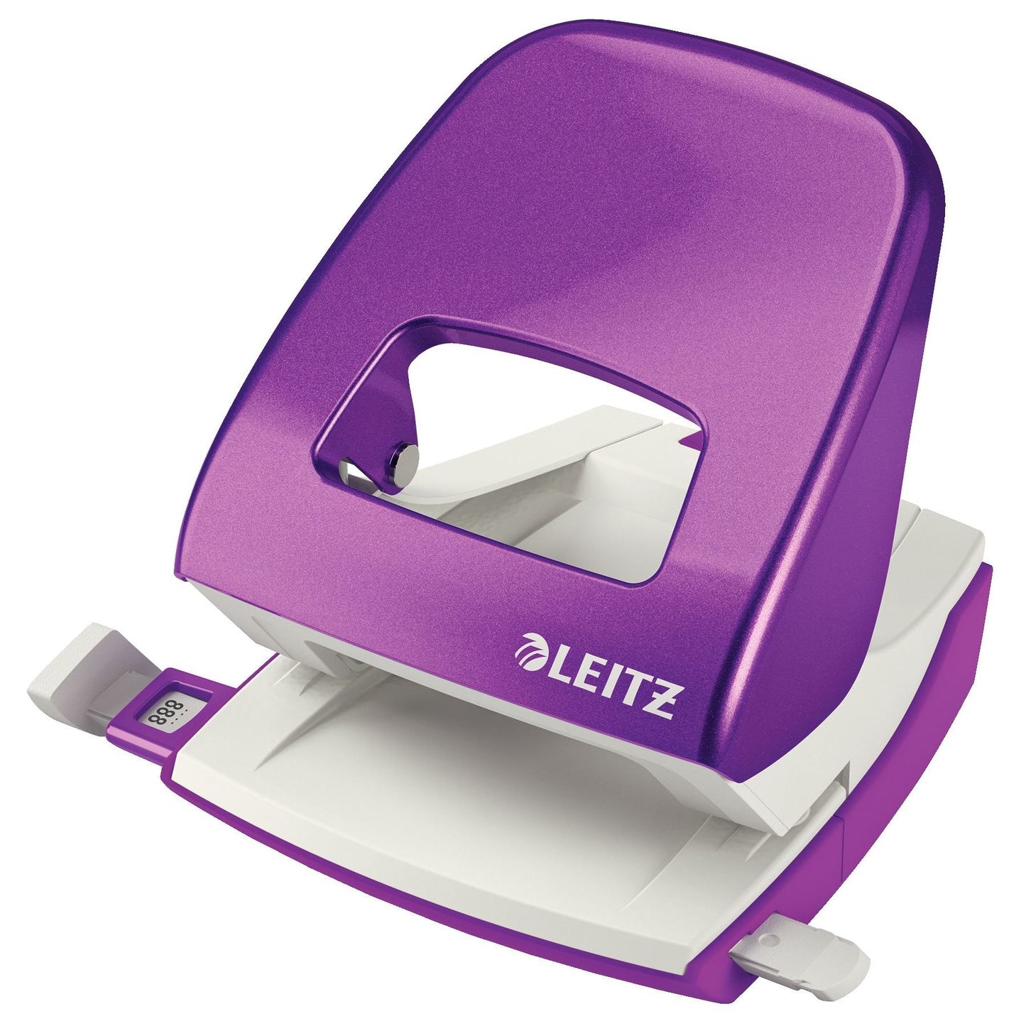 Leitz - Perforadora WOW NeXXt de 2 agujeros violeta