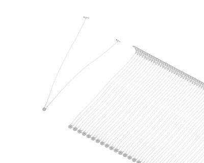 Klika - Epingles textiles 65mm -V- position 5.000 pièces