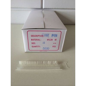 Klika - Nylon textile pins 15mm fine 5,000 pieces 14 pieces