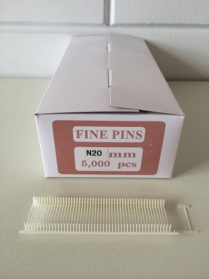 Klika -  Nylon textielpins 20mm fijn 5.000 stuks