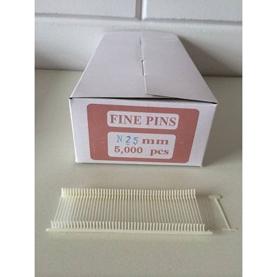 Klika - Nylon textielpins 25mm fijn 5.000 stuks