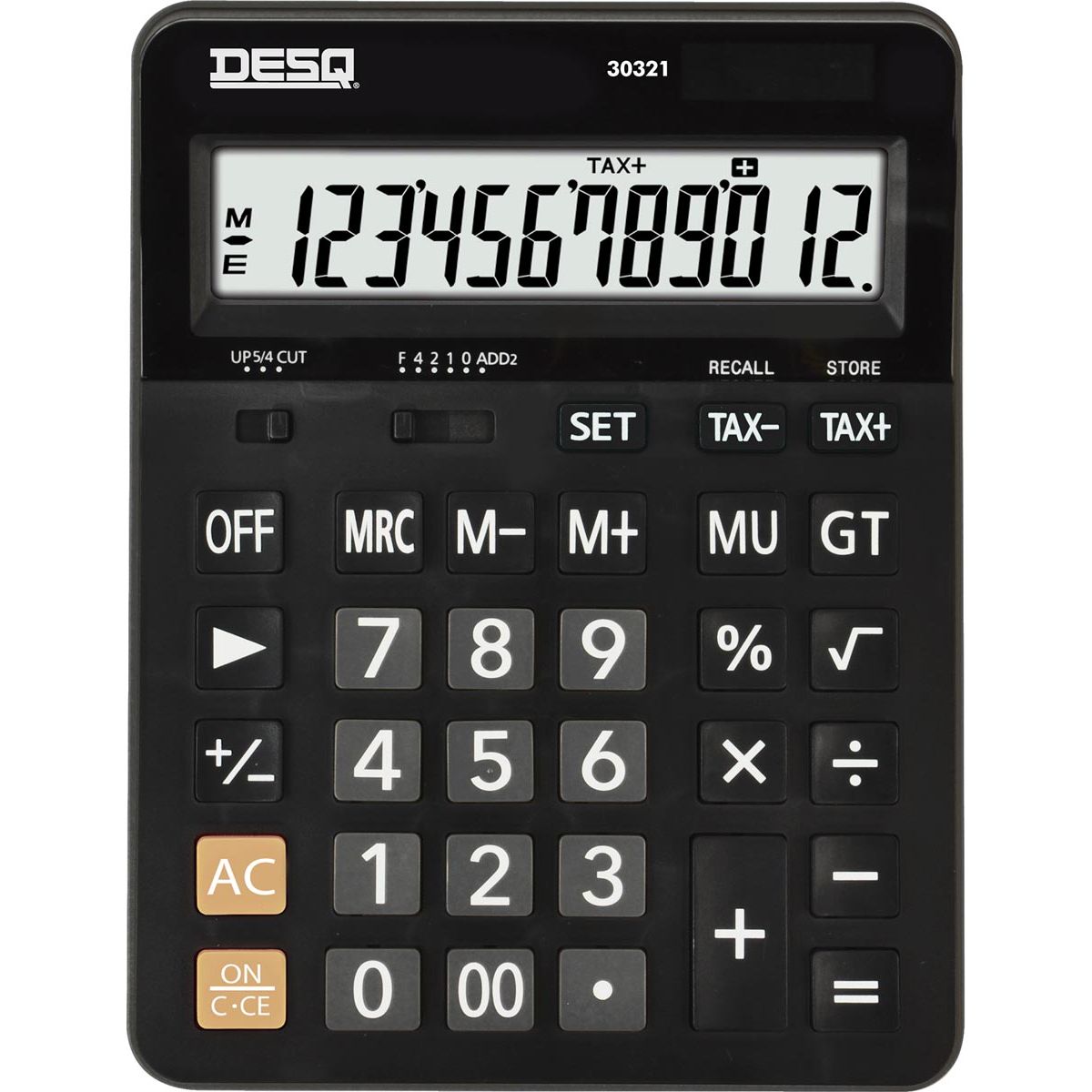 Desq -  bureaurekenmachine Business Classy XL 30321, zwart