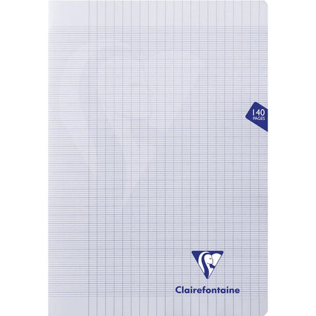 Clairefontaine -  schrift mimesys voor ft A4+, 140 bladzijden, kaft in PP, seyès, geassorteerde kleuren