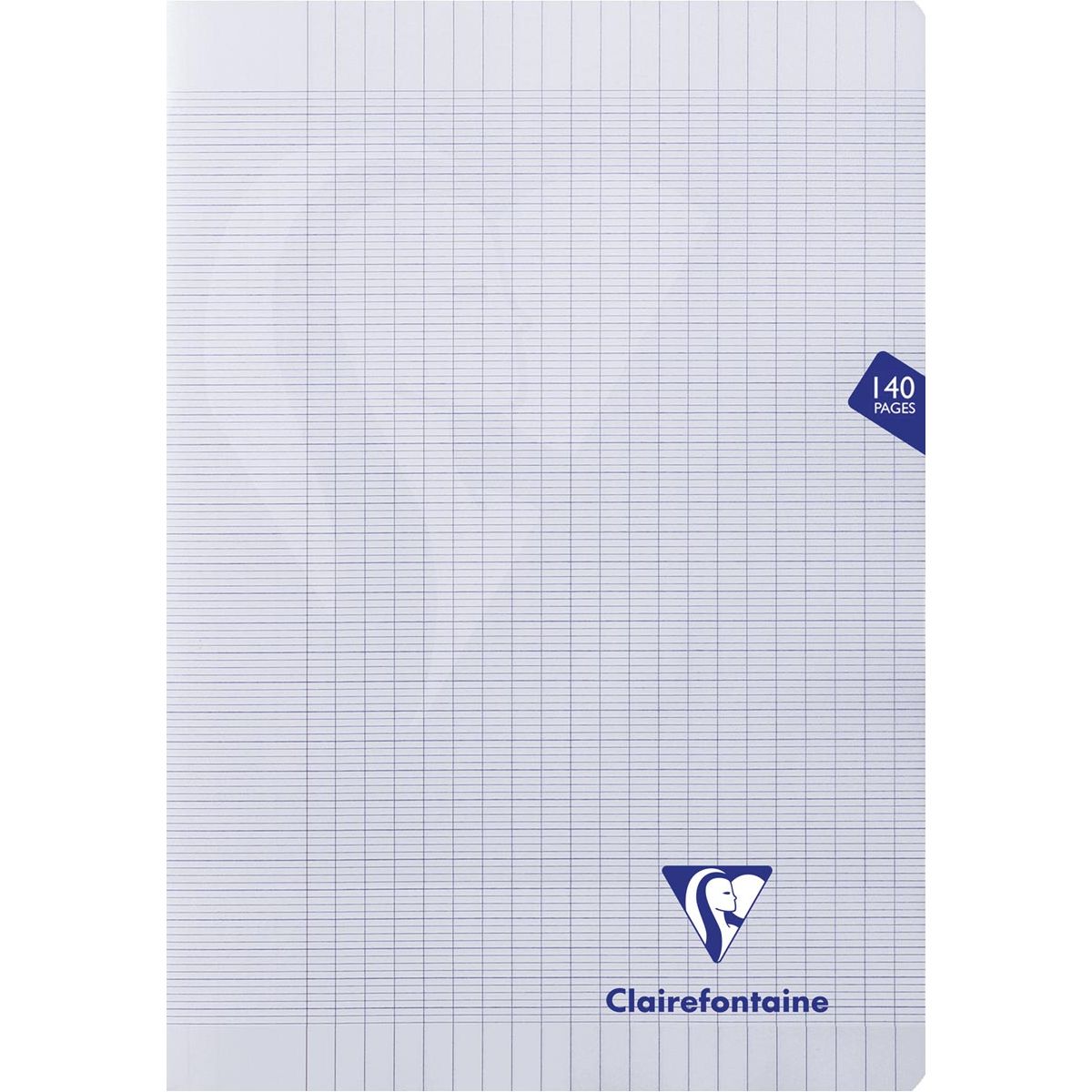 Clairefontaine - Schrift mimesys voor ft A4+, 140 bladzijden, kaft in PP, seyès, geassorteerde kleuren