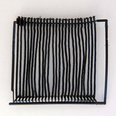 Klika - Cordon à épingles textile 50mm noir 2500 pièces