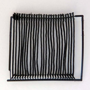 Klika - Cordon à épingles textile 50mm noir 2500 pièces 3 pièces