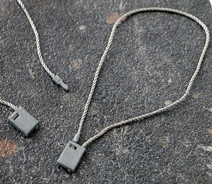 Klika -  Koordsluiting 120 mm blok grijs 100 stuks