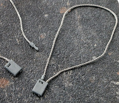 Klika - Cord closure 120 mm block gray 100 pieces