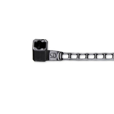 Klika - Brida para escalera 7inch 177mm negro 1000uds 3 piezas