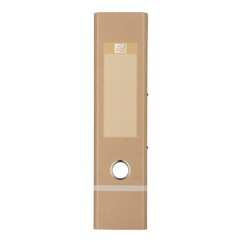 Oxford -  Ordner  a4 80mm karton naturel/wit | 10 stuks
