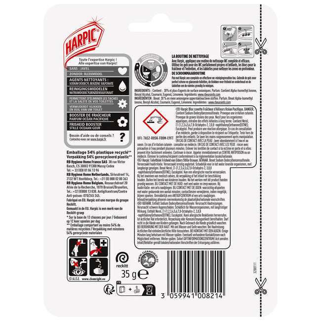 Harpic -  Toiletblok  marine block 35g