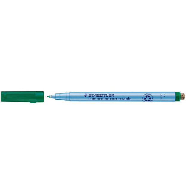 Staedtler -  Lumocolor uitwisbare pen, schrijfbreedte: 0,6 mm, groen