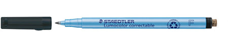Staedtler -  Viltstift Lumocolor 305 non permanent correctable F zwart