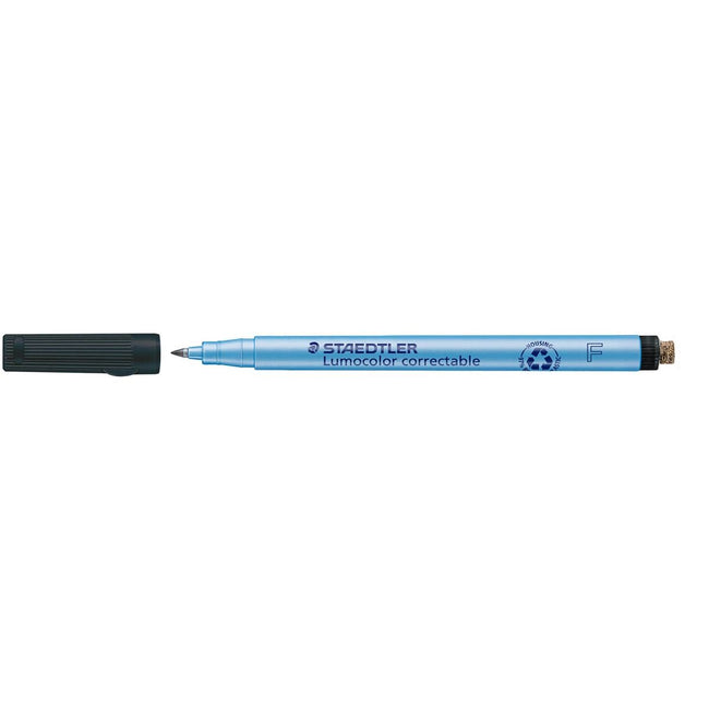Staedtler - Felt-tip pen Lumocolor 305 non permanent correctable F black