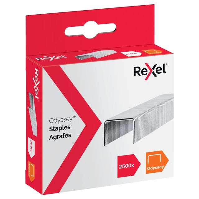 Rexel - Staples Odyssey galvanisé 2500 pièces | Box une pièce de 2500