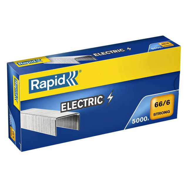 Rapid - Staples 66/6 Galvanisé Strong 5000st | Boîte de 5000 pièces