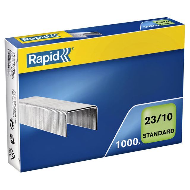 Rapid - Staples 23/10 GALV Standard 1000st | Box a 1000 morceaux